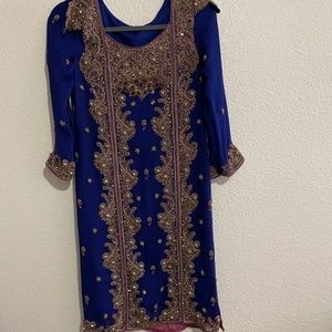 Heavy embellished dress 3 piece